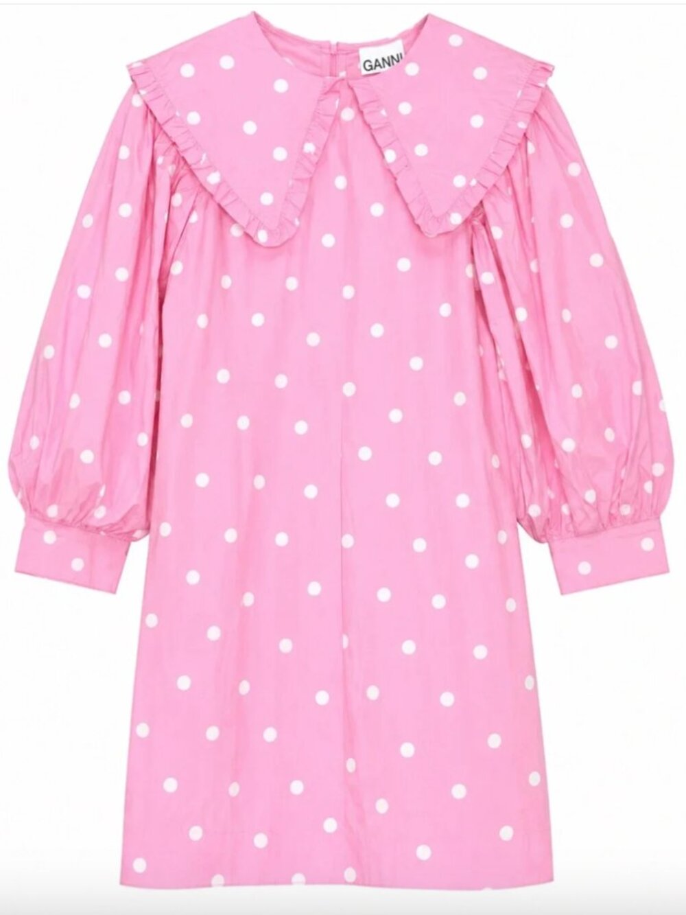 GANNI polka dot mini dress NWT 36/2/4